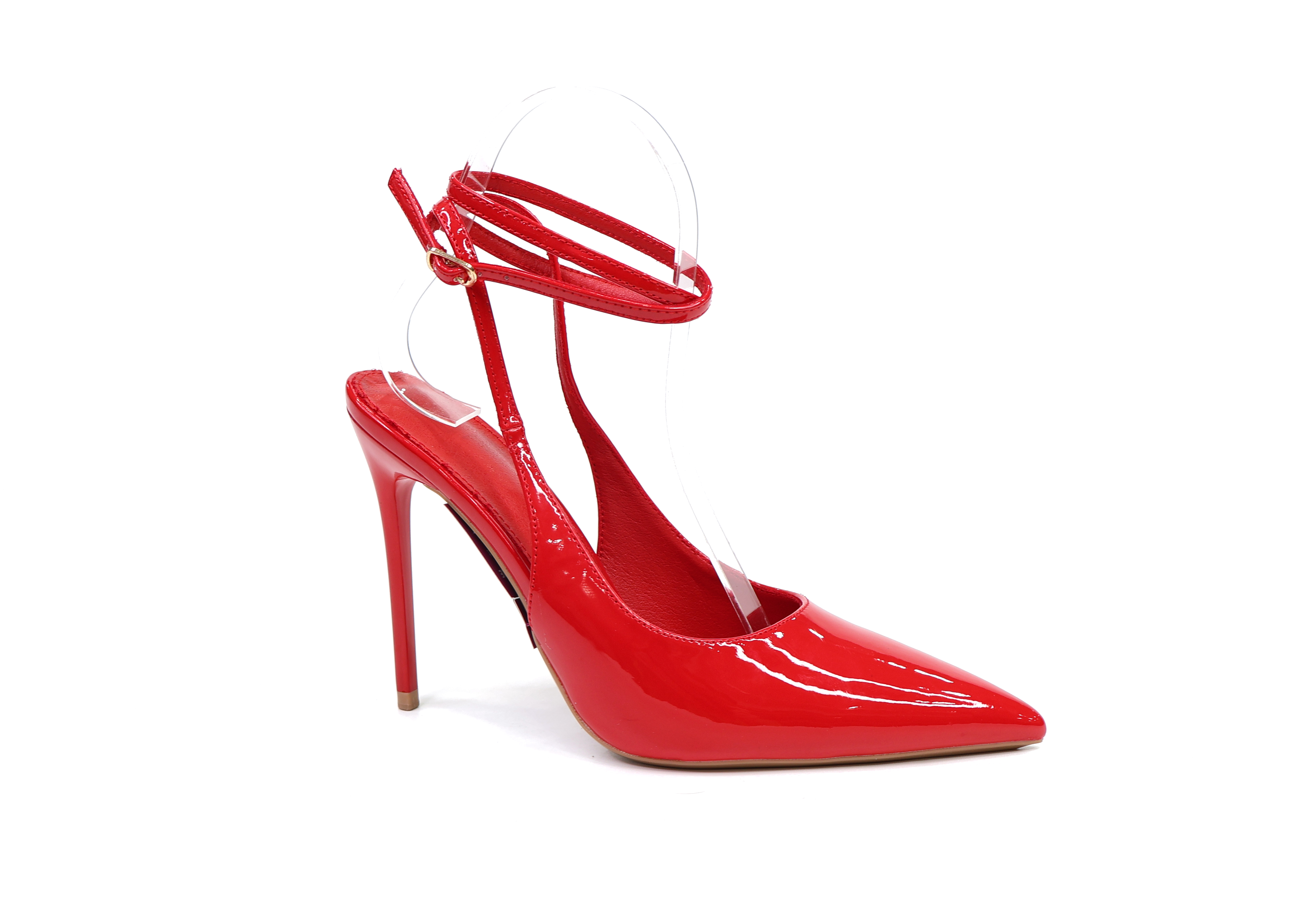 LACE SLINGBACK PUMPS